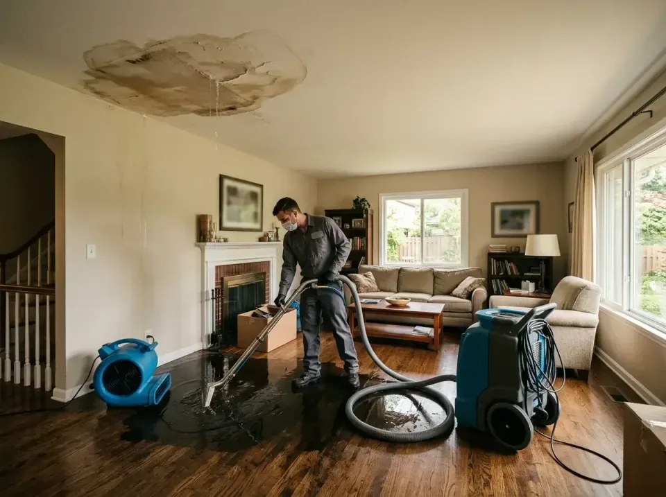 attic-pipe-burst-ceiling-drip-008 — frequently asked questions, Water Damage Restoration & Carpet Care in Lansford, PA